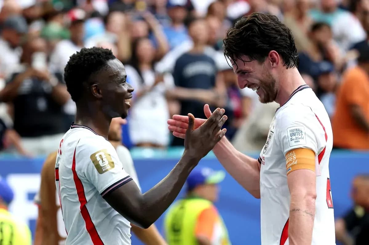 Two players celebrating during a match Two players celebrating during a match
