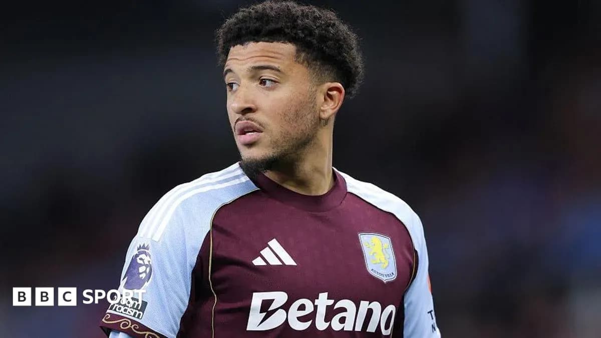 Player in Aston Villa kit during match Player in Aston Villa kit during match