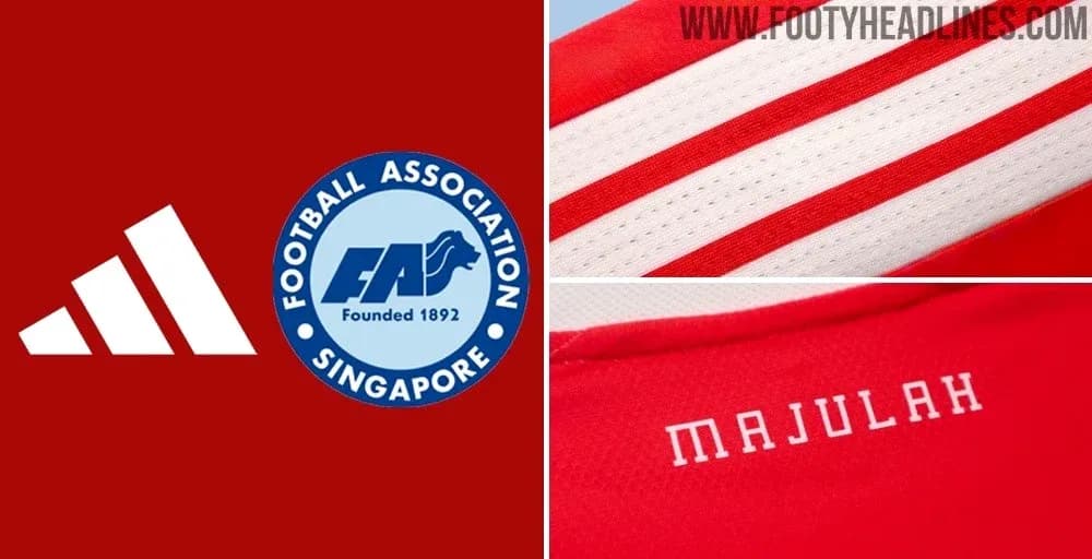Singapore football kit details and logo Singapore football kit details and logo