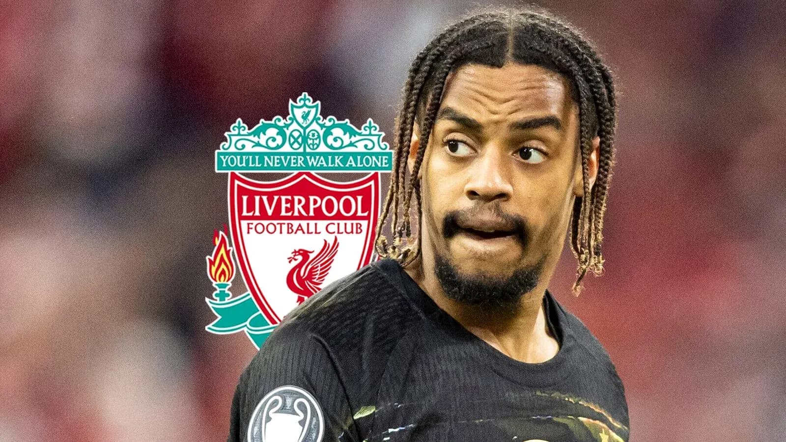Player wearing Liverpool FC kit during match Player wearing Liverpool FC kit during match