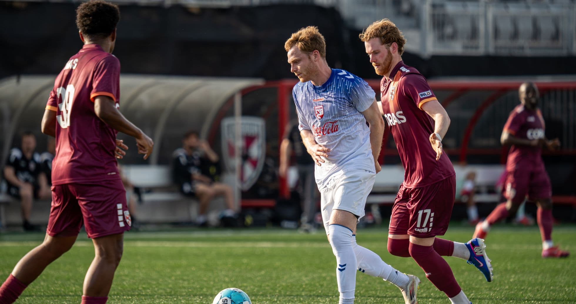 Players competing during Birmingham Legion vs Louisville City Players competing during Birmingham Legion vs Louisville City