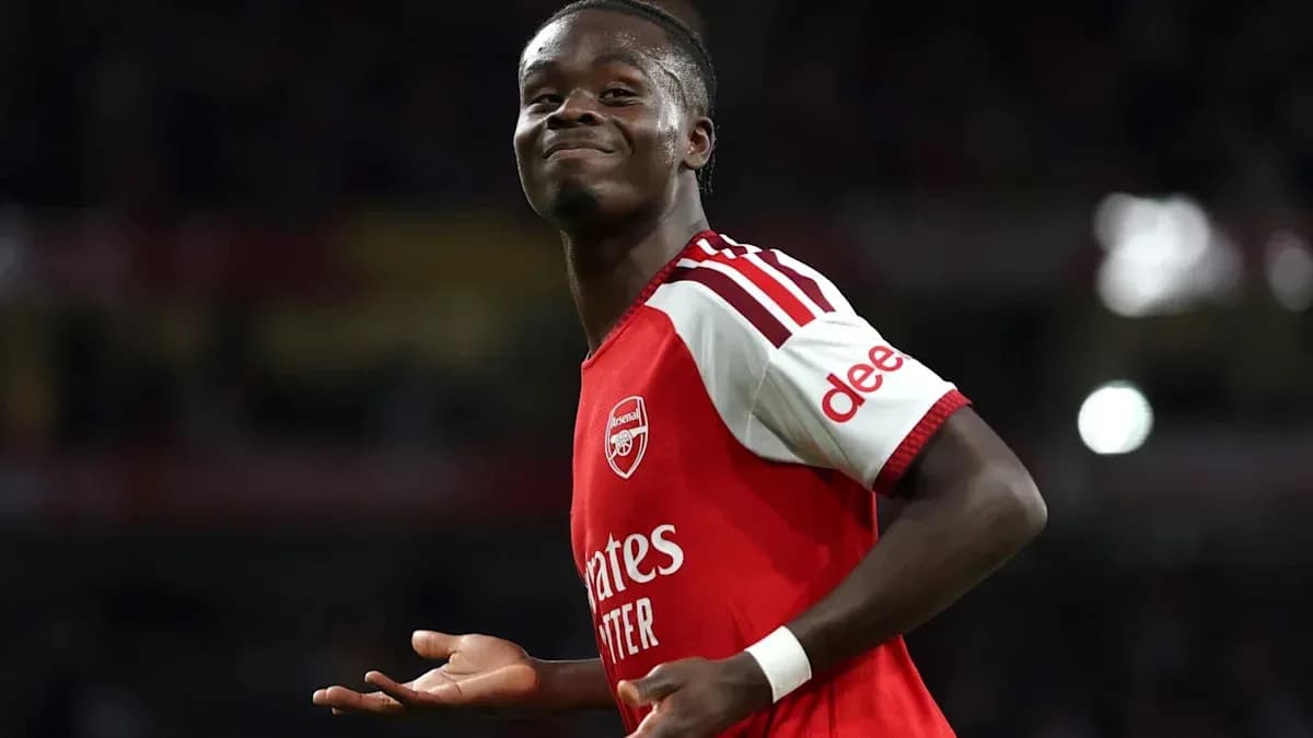 Arsenal player celebrating after scoring a goal Arsenal player celebrating after scoring a goal