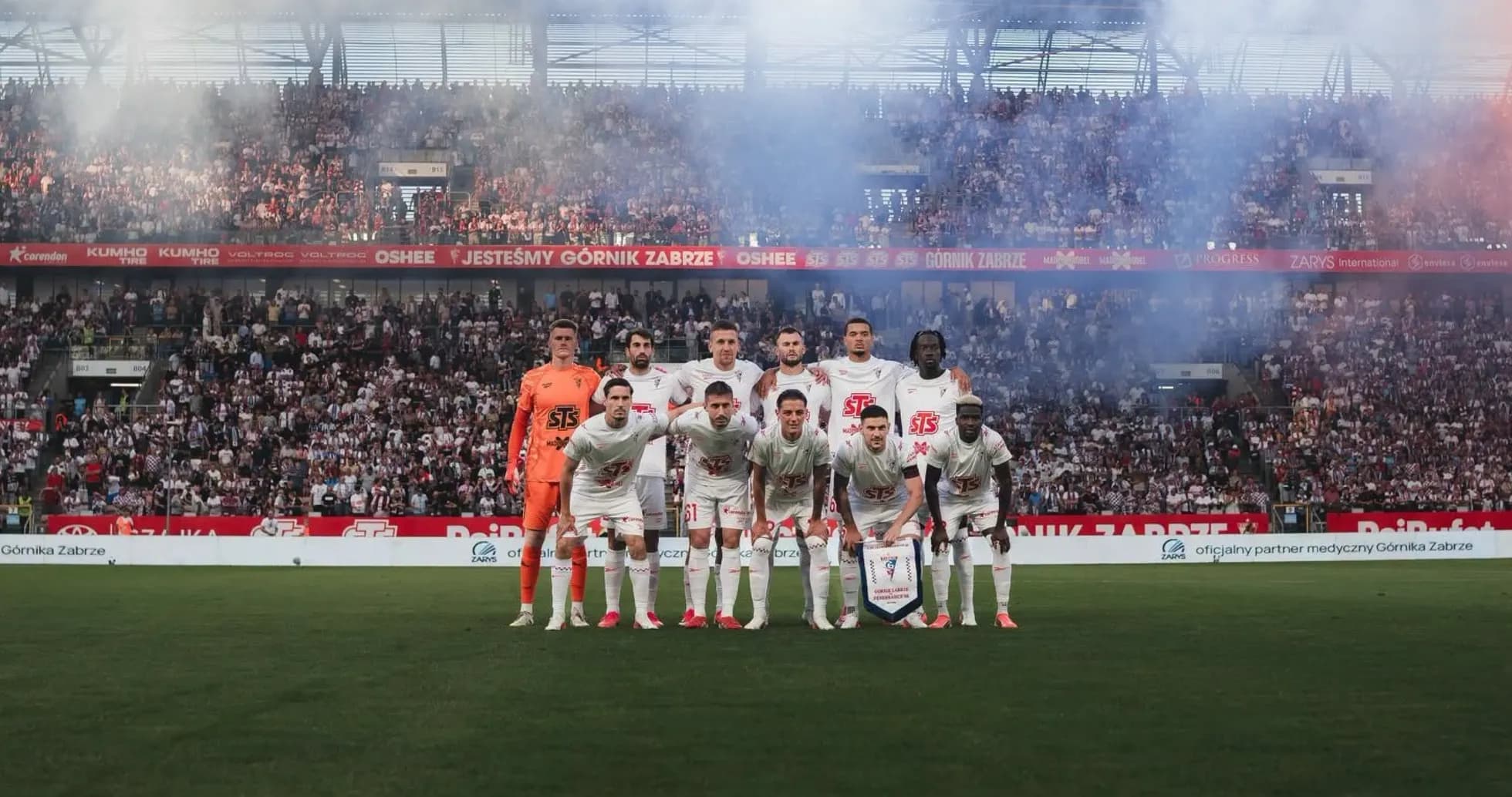 Gornik Zabrze team photo before UEFA match Gornik Zabrze team photo before UEFA match