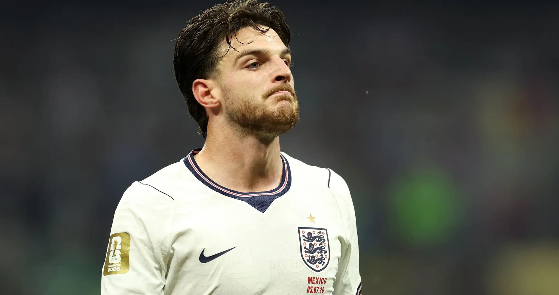 Player in England jersey during match action Player in England jersey during match action