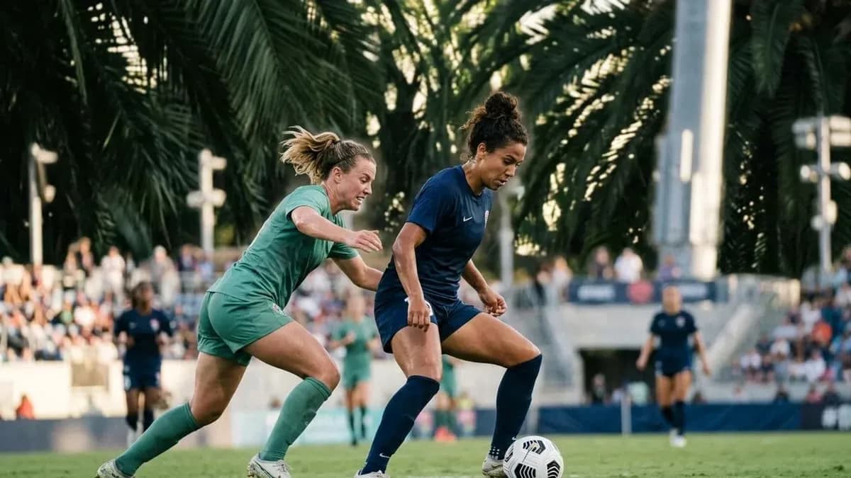 Player dribbling the ball during match Player dribbling the ball during match