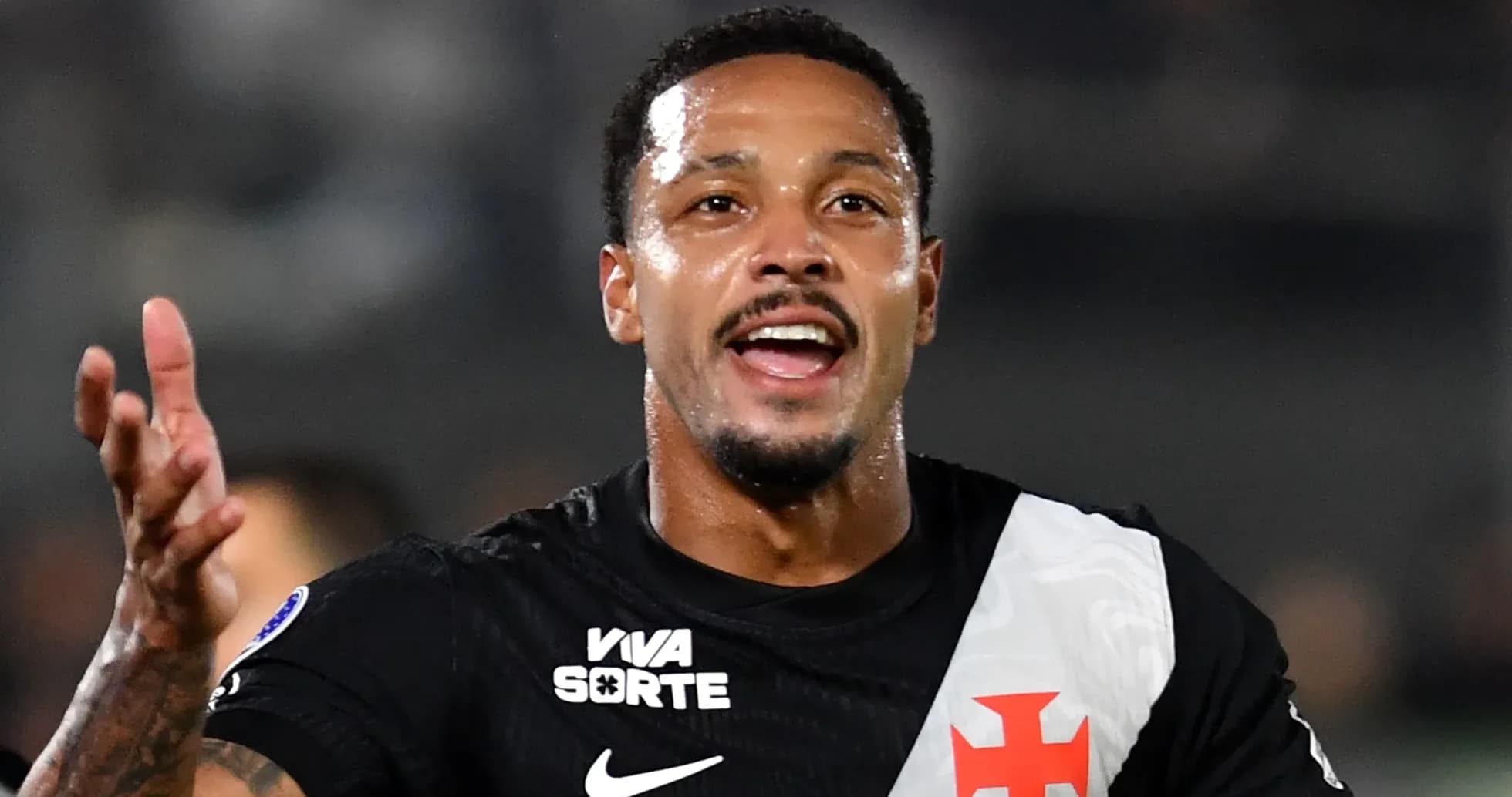 Player celebrating during a football match Player celebrating during a football match