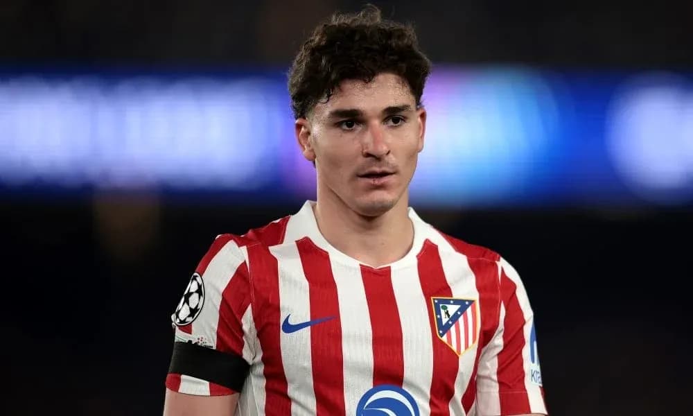 Atletico Madrid player on the field during match Atletico Madrid player on the field during match