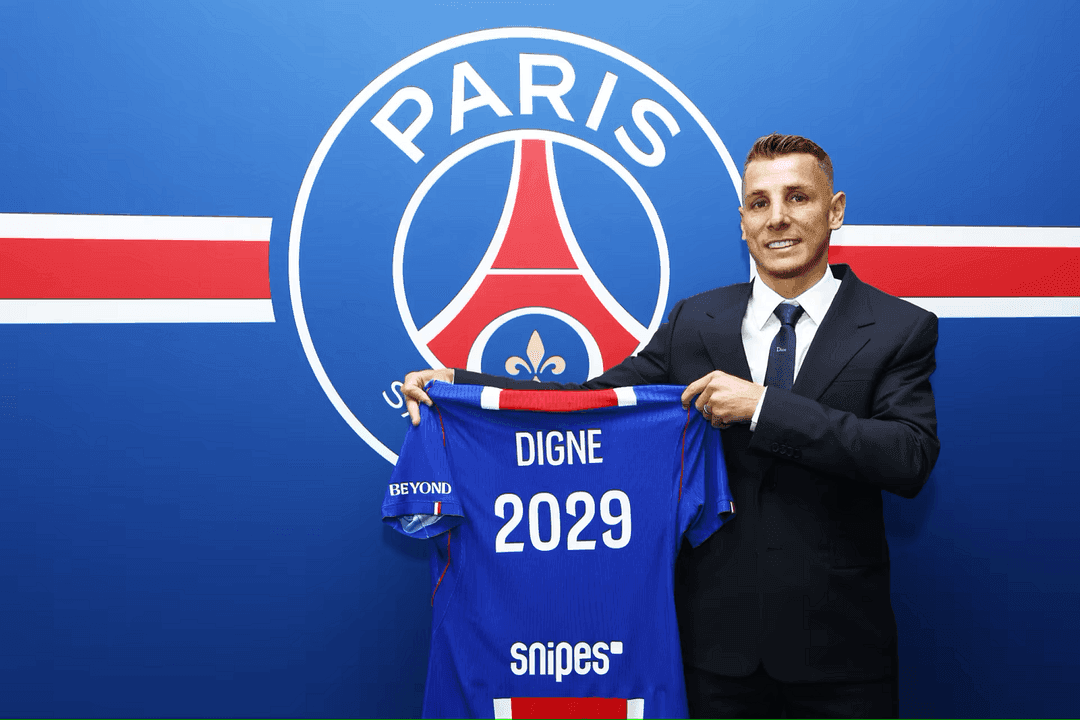 Lucas Digne Rejoins Paris Saint-Germain on a Three-Year Contract Lucas Digne Rejoins Paris Saint-Germain on a Three-Year Contract