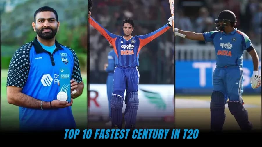Top 10 Fastest Centuries in T20 International Cricket - Updated 2026 Top 10 Fastest Centuries in T20 International Cricket - Updated 2026