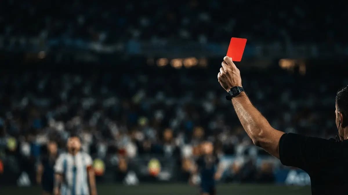 Argentina Sets Unwanted World Cup Final Record with Third Red Card Argentina Sets Unwanted World Cup Final Record with Third Red Card