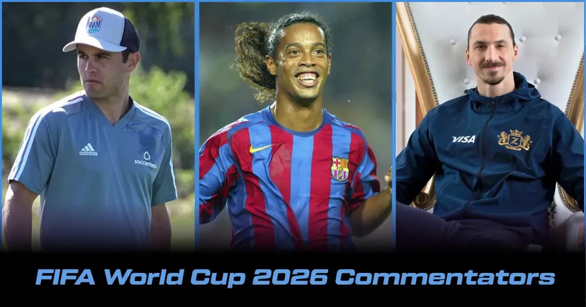 FIFA World Cup 2026: Complete List of Commentators and Presenters FIFA World Cup 2026: Complete List of Commentators and Presenters